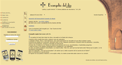 Desktop Screenshot of evangeliodeldia.org