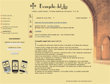 Tablet Screenshot of evangeliodeldia.org